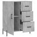 Buffet gris béton 69,5x34x90 cm bois d'ingénierie - Photo n°6