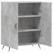 Buffet gris béton 69,5x34x90 cm bois d'ingénierie - Photo n°6