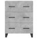 Buffet gris béton 69,5x34x90 cm bois d'ingénierie - Photo n°5