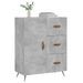 Buffet gris béton 69,5x34x90 cm bois d'ingénierie - Photo n°3