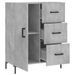 Buffet gris béton 69,5x34x90 cm bois d'ingénierie - Photo n°6