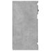 Buffet gris béton 70x35,5x67,5 cm bois d'ingénierie - Photo n°7