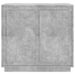Buffet gris béton 80x34x75 cm bois d'ingénierie - Photo n°5