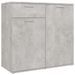 Buffet Gris béton 80x36x75 cm - Photo n°1