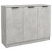 Buffet Gris béton 90,5x30x70 cm Bois d'ingénierie - Photo n°2