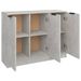 Buffet Gris béton 90,5x30x70 cm Bois d'ingénierie - Photo n°7