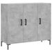 Buffet gris béton 90x34x80 cm bois d'ingénierie - Photo n°1