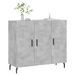 Buffet gris béton 90x34x80 cm bois d'ingénierie - Photo n°3