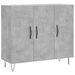 Buffet gris béton 90x34x80 cm bois d'ingénierie - Photo n°1