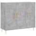 Buffet gris béton 90x34x80 cm bois d'ingénierie - Photo n°1