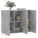 Buffet gris béton 90x34x80 cm bois d'ingénierie - Photo n°4