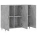 Buffet gris béton 90x34x80 cm bois d'ingénierie - Photo n°5