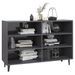 Buffet Gris brillant 103,5x35x70 cm - Photo n°1