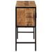 Buffet haut 100x35x75 cm bois de manguier brut massif - Photo n°3