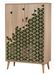 Buffet haut 2 portes en bois clair Kiza 121 - Photo n°1