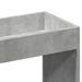 Buffet haut 63x33x180 cm gris béton bois d'ingénierie - Photo n°9