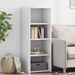 Buffet haut blanc 45x41x124 cm bois d'ingénierie - Photo n°1