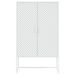 Buffet haut Blanc 80x35x135 cm Acier - Photo n°1