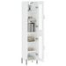 Buffet haut Blanc brillant 34,5x34x180 cm Bois d'ingénierie - Photo n°3