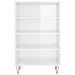 Buffet haut blanc brillant 57x35x90 cm bois d'ingénierie - Photo n°4