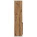 Buffet haut chêne artisanal 63x33x140 cm bois d'ingénierie - Photo n°6