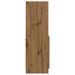 Buffet haut chêne artisanal 92x33x100 cm bois d'ingénierie - Photo n°6