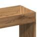 Buffet haut chêne artisanal 92x33x100 cm bois d'ingénierie - Photo n°9