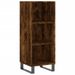 Buffet haut Chêne fumé 34,5x32,5x180 cm Bois d'ingénierie - Photo n°6