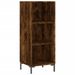 Buffet haut Chêne fumé 34,5x32,5x180 cm Bois d'ingénierie - Photo n°4