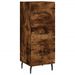 Buffet haut Chêne fumé 34,5x34x180 cm Bois d'ingénierie - Photo n°7