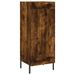 Buffet haut Chêne fumé 34,5x34x180 cm Bois d'ingénierie - Photo n°7