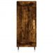 Buffet haut Chêne fumé 34,5x34x180 cm Bois d'ingénierie - Photo n°8