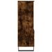 Buffet haut Chêne fumé 40x36x110 cm Bois d'ingénierie - Photo n°7