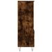 Buffet haut Chêne fumé 40x36x110 cm Bois d'ingénierie - Photo n°7