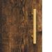 Buffet haut chêne fumé 69,5x31x115 cm bois d'ingénierie - Photo n°9