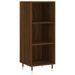 Buffet haut Chêne marron 34,5x34x180 cm Bois d'ingénierie - Photo n°7