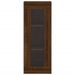 Buffet haut Chêne marron 34,5x34x180 cm Bois d'ingénierie - Photo n°8