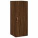 Buffet haut Chêne marron 34,5x34x180 cm Bois d'ingénierie - Photo n°5