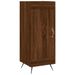 Buffet haut Chêne marron 34,5x34x180 cm Bois d'ingénierie - Photo n°7