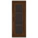 Buffet haut Chêne marron 34,5x34x180 cm Bois d'ingénierie - Photo n°6