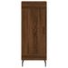 Buffet haut Chêne marron 34,5x34x180 cm Bois d'ingénierie - Photo n°8