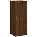 Buffet haut Chêne marron 34,5x34x180 cm Bois d'ingénierie - Photo n°7