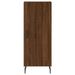 Buffet haut Chêne marron 34,5x34x180 cm Bois d'ingénierie - Photo n°6