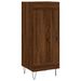 Buffet haut Chêne marron 34,5x34x180 cm Bois d'ingénierie - Photo n°7