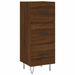 Buffet haut Chêne marron 34,5x34x180 cm Bois d'ingénierie - Photo n°7