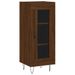 Buffet haut Chêne marron 34,5x34x180 cm Bois d'ingénierie - Photo n°5