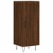 Buffet haut Chêne marron 34,5x34x180 cm Bois d'ingénierie - Photo n°7