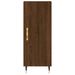 Buffet haut Chêne marron 34,5x34x180 cm Bois d'ingénierie - Photo n°5