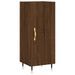 Buffet haut Chêne marron 34,5x34x180 cm Bois d'ingénierie - Photo n°6