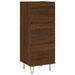 Buffet haut Chêne marron 34,5x34x180 cm Bois d'ingénierie - Photo n°5